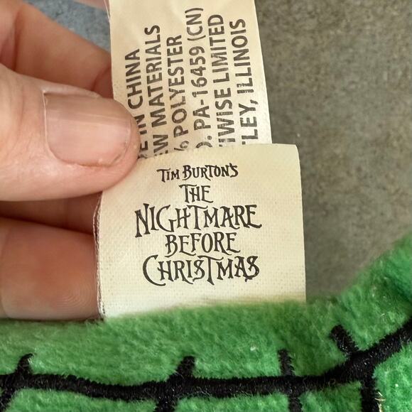 Disney The Nightmare Before Christmas Oogie Boogie 9" Green Plush - Picture 3 of 5
